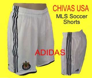 NEW $40 Mens ADIDAS MLS Soccer CHIVAS USA SHORTS XL  