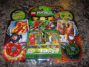 LEGO Ninjago Weapon Pack NRG KAI & CHOKUN 9591 red ninja snake energy 