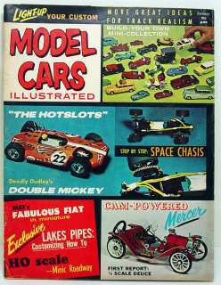 Vintage Model Cars Illustrated Magazine January 1964  