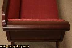  grain, this lovely sofa is authentic Biedermeier or Empire antique 
