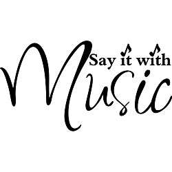 Say it With Music Vinyl Wall Art  Overstock