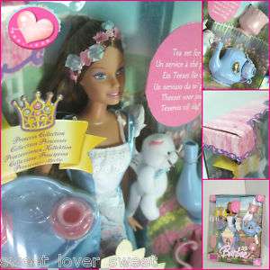 BARBIE Doll Erika Princess Pauper Tea Cups Party  