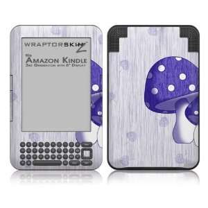   Kindle 3 (with 6 inch display)   Mushrooms Purple by WraptorSkinz