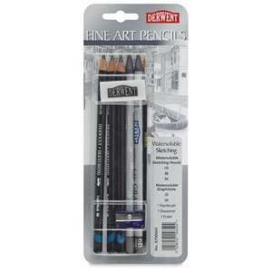   Pencils   Water Soluble Sketching Pencil, 4B (Medium Wash): Arts