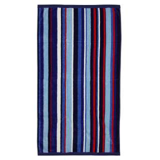 Luxury Striped Cotton Velour Beach Towel  