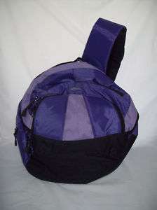 New EXTREME Sling Purple Round BackPack Book School Bag  
