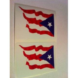 Puerto Rico Flag Car Bumper Sticker Decal