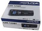 Alpine CDE 126BT CD/ BlueTooth In Dash Receiver NEW IN BOX