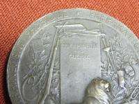 French France WW1 Bronze Table Medal  