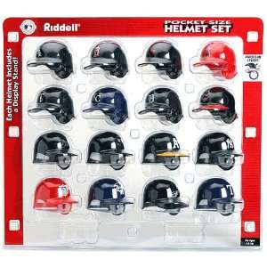 American League Set MLB Pocket Pro Helmet Set:  Sports 
