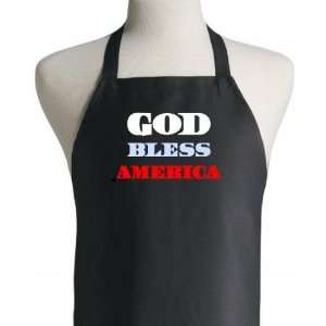    God Bless America Pariotic Aprons With USA Pride