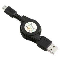 Retractable 2 in 1 Micro USB Cable for Samsung Fascinate/ Galaxy S 