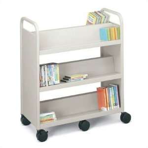  Mobile Utility Truck with Four Slanted, One Flat Shelf and 