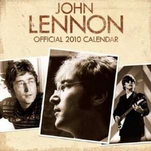  John Lennon Official 16 Month Music Wall Calendar 2010 