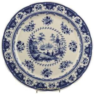 Blue and White Porcelain 18 Round Plate 