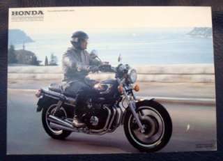 HONDA CB 650 CUSTOM MOTORCYCLE Sales Brochure 1982  