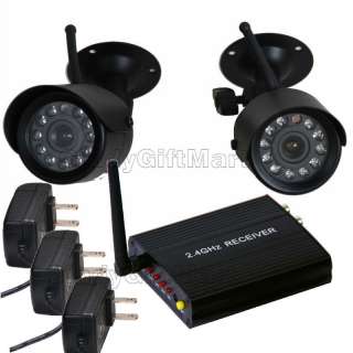   System Surveillance Security CCTV 2 Camera 3PW 753182743448  