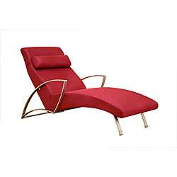 Rhoda Strawberry Red Chaise Lounge  