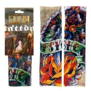   Psycho Tattoo Sleeves   TWO sleeves in one package One Size Fits ALL