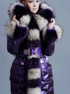   discount $900 2colors big fur hooded long woman warm winter down coat