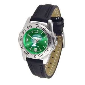  Tulane Green Wave NCAA AnoChrome Sport Ladies Watch (Leather Band 