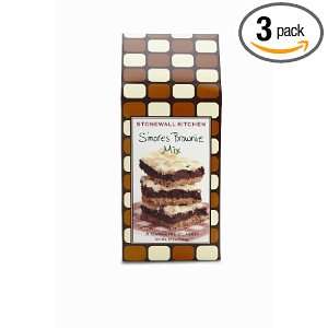 Stonewall Kitchen Smores Brownie Mix, 1.4875 Ounce Boxes (Pack of 3 