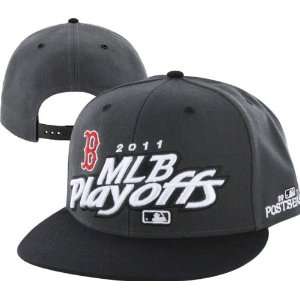  Boston Red Sox Charcoal 2011 Playoffs Official Locker Room 