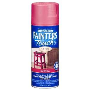   Multi Purpose Spray Paint, Satin Paprika, 12 Ounce