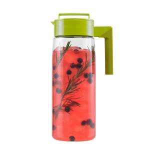 Takeya Iced Tea Maker with Silicone Handle 66 oz Olive with Avocado 