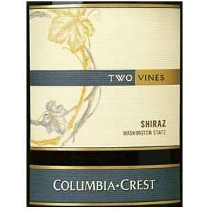  Columbia Crest Two Vines Shiraz 2005 750ML Grocery 