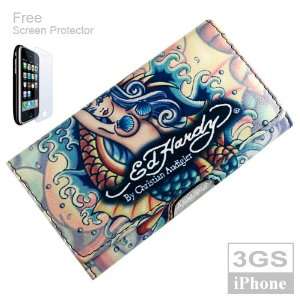 Premium Tattoo Style Synthetic Leather Case With 360 