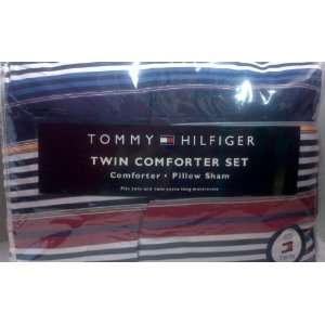  TOMMY HILFIGER TWIN /TWIN XL COMFORTER SET (BERKLEY): Home 