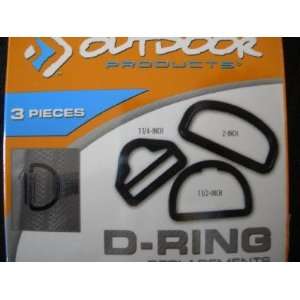  Outdoor Products D Ring Strap Replacement 3 Pack Sports 