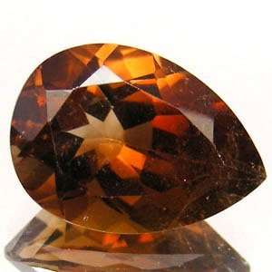  Imperial Brown Topaz Faceted Pear Unset Loose Gemstone 