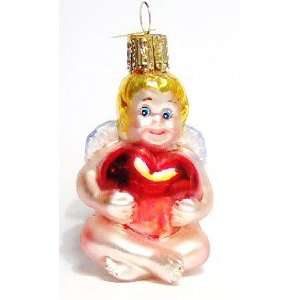  Old World Christmas the Glass Cupid Ornament