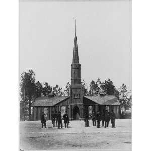  Church in camp of 50th New York Engineers in front of 