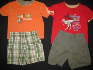    18 MONTH SPRING SUMMER CLOTHES OUTFITS SHIRTS SHORTS PLAY LOT  