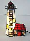 LIGHTHOUSE SAILBOAT SEA BEACH HOUSE STAINED GLASS PANEL  