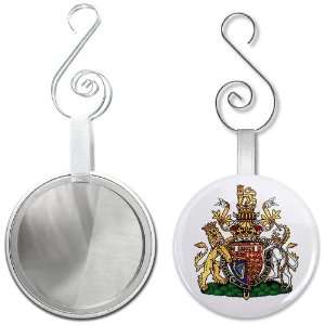  Prince William Coat of Arms Royal Wedding 2.25 inch Glass 