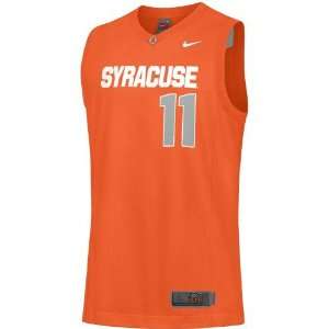   Syracuse Orange #11 Orange Youth Replica Basketball Jersey: Sports