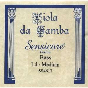  Super Sensitive Sensicore Bass Viola de Gamba Strings D1 