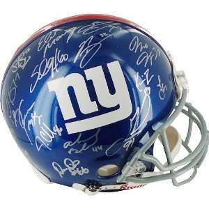  2007 New York Giants Team Signed Helmet