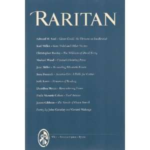  Raritan: Summer 2000, Volume 20, Number 1: Books