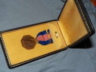 MEDAL WW2 CASED US ARMY SOLDIERS MEDAL NAMED WILMA F BOLLING ORIGINAL 