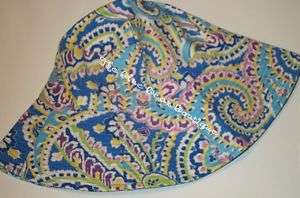 Vera Bradley Limited Edition Capri Blue Crusher Hat  