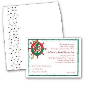 Christmas Party Invitation with Coordinating Envelope   Package of 25