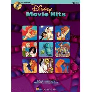 Disney Movie Hits   Cello   Instrumental Folio   Bk+CD