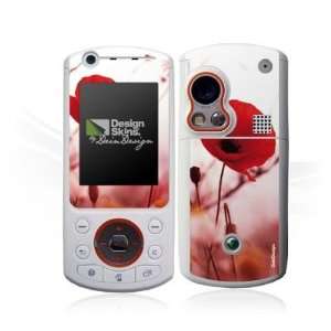  Design Skins for Sony Ericsson W900i   Red Flowers Design 