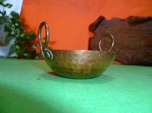 old FRENCH small decorative COPPER Normandy Cookware  