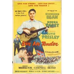  Love Me Tender Movie Poster (27 x 40 Inches   69cm x 102cm 